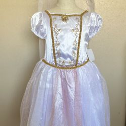 Girls Disney Rapunzel Pretend Play Costume Dress Size 3T-4T