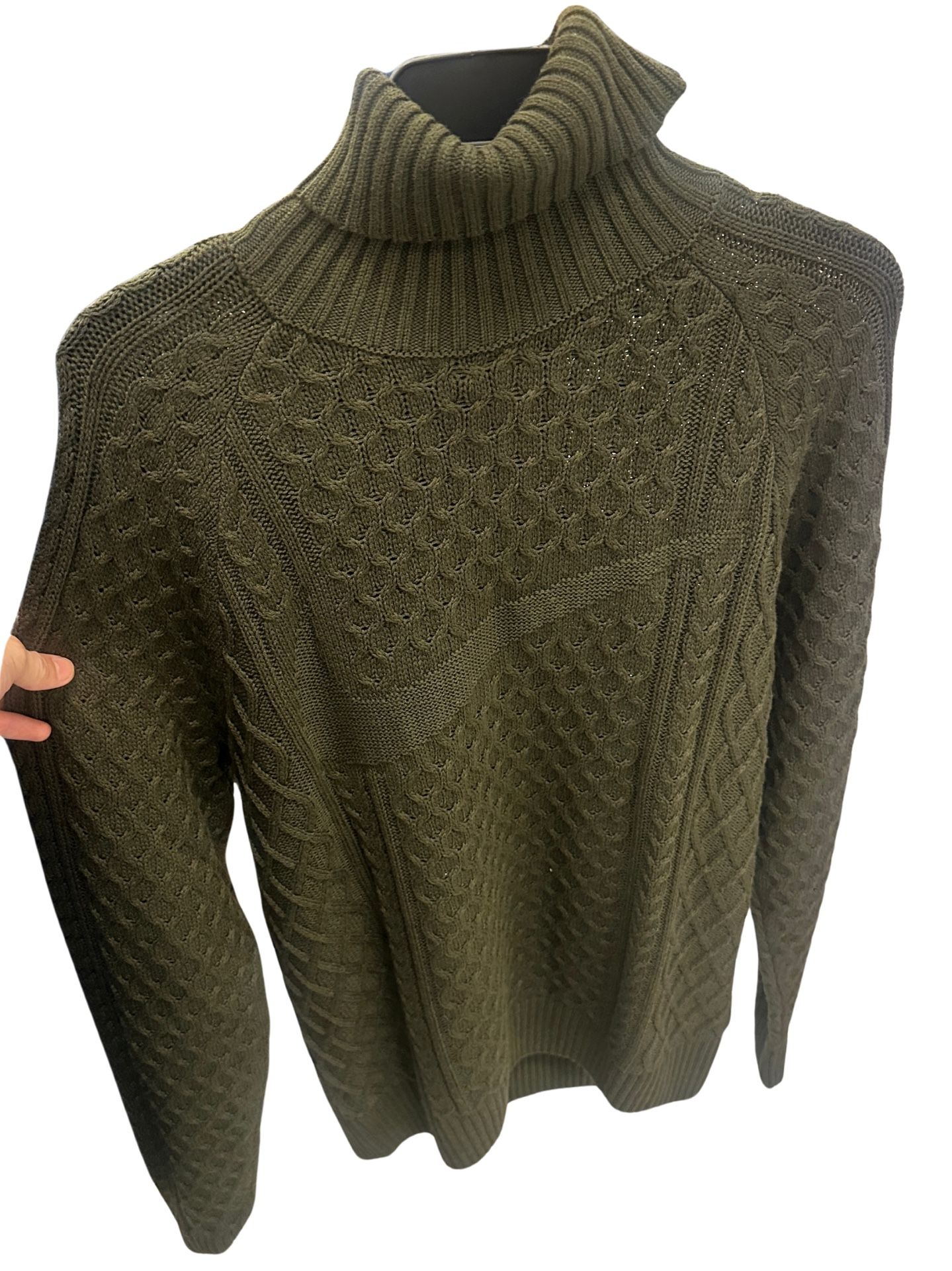 Nike Cable Knit Turtleneck Sweater