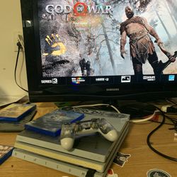 Ps4 Pro God Of War Edition With One Controller 