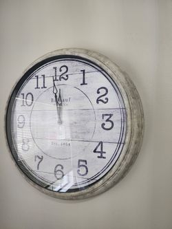 Modern White Clock