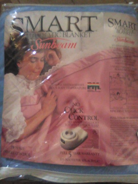 Electric Blanket Sunbeam Vintage Tested