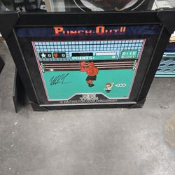 Mike Tyson Punch Out Autograph Picture With COA