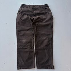 Vintage 90s Choclate brown carhartt double knees