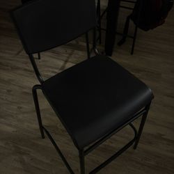 STIG IKEA Bar Stool With Back Rest 