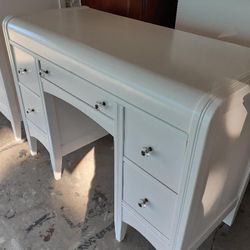 Stunning Refurbished Antique Waterfall Vanity