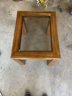 Wooden Side Table 