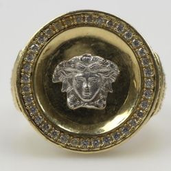 Versace Style Mens Ring