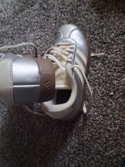 Adidas Silver Low-Top Sneakers