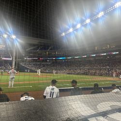Miami Marlins Tickets Front Row Over The Dugout Absolute First Row 