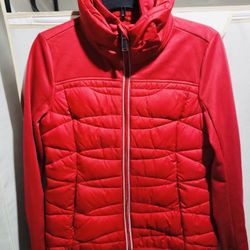 ❤️Cute red womens or girls cute used coat size lg