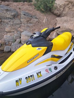 Sea-Doo Personal Watercraft Jet Skis GTX & GTI w towable storage