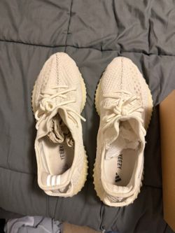 yeezy bone v2 size 10 men’s worn once with recipt and bag