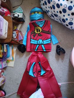 Lego ninjago Nya costume size Small 4-6X