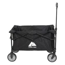 Ozark Trail Multi-Purpose Big Bucket Cart, Black Wagon, Height

24"