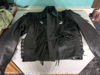 Leather jacket size small