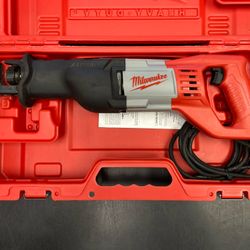 Milwaukee 6509-31 12 Amp 3/4 in Corded Sawzall Reciprocating Saw w/ Hard Case