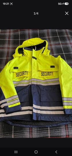 Security Jacket w/ Removable Hood & Liner Size XL