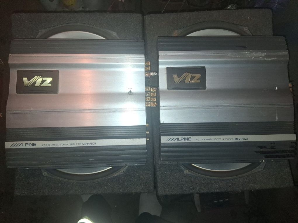 Alpine Mrv-f303   4 Channel Amplifiers 
