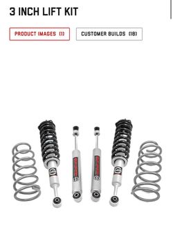 3 inch lift kit for 03 - 09  4Runner 4WD and RWD, 07 - 14 FJ Cruiser 4WD and RWD.