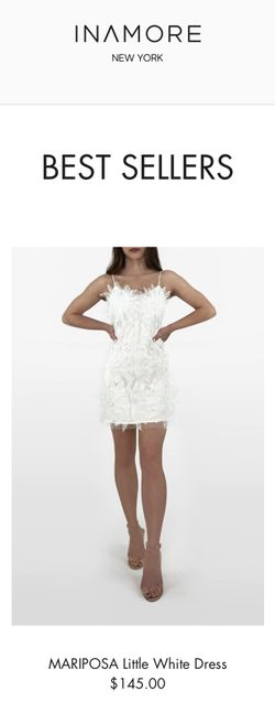Inamore Little White Dress - Best Seller - NEW