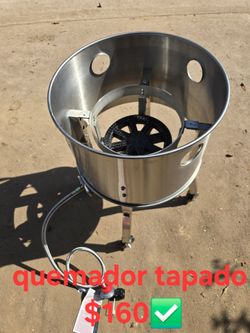 Quemador de barril acero inoxidable de alta precion