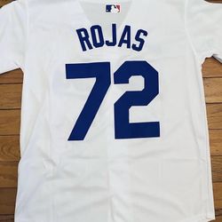 Rojas White Or Grey Dodgers Word Series Jersey
