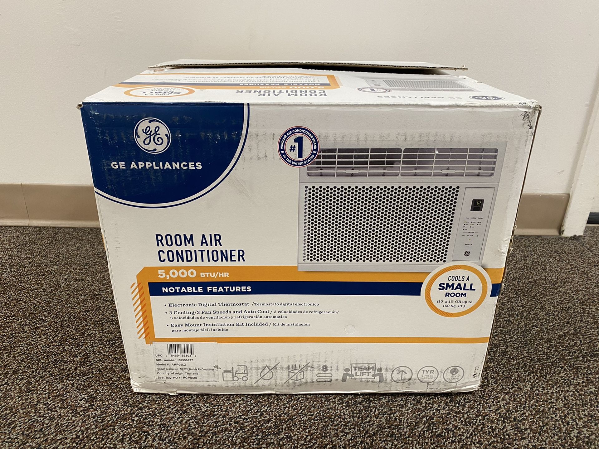 GE 5000 BTU Wit Remote