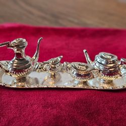 Barbie Silver Tea Set Vintage