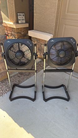 Air Innovations SwirlCool Adjustable Stand Fans – $120 for both