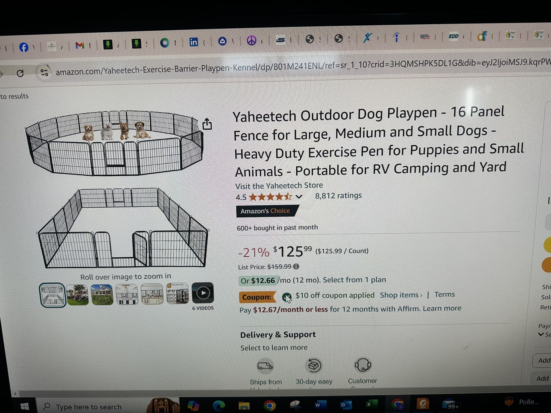 Dog Playpen