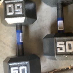 Dumbells 50lbs