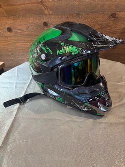 Motocross Helmet with Goggles