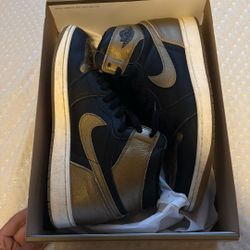 Jordan 1 Gold Black Retro High