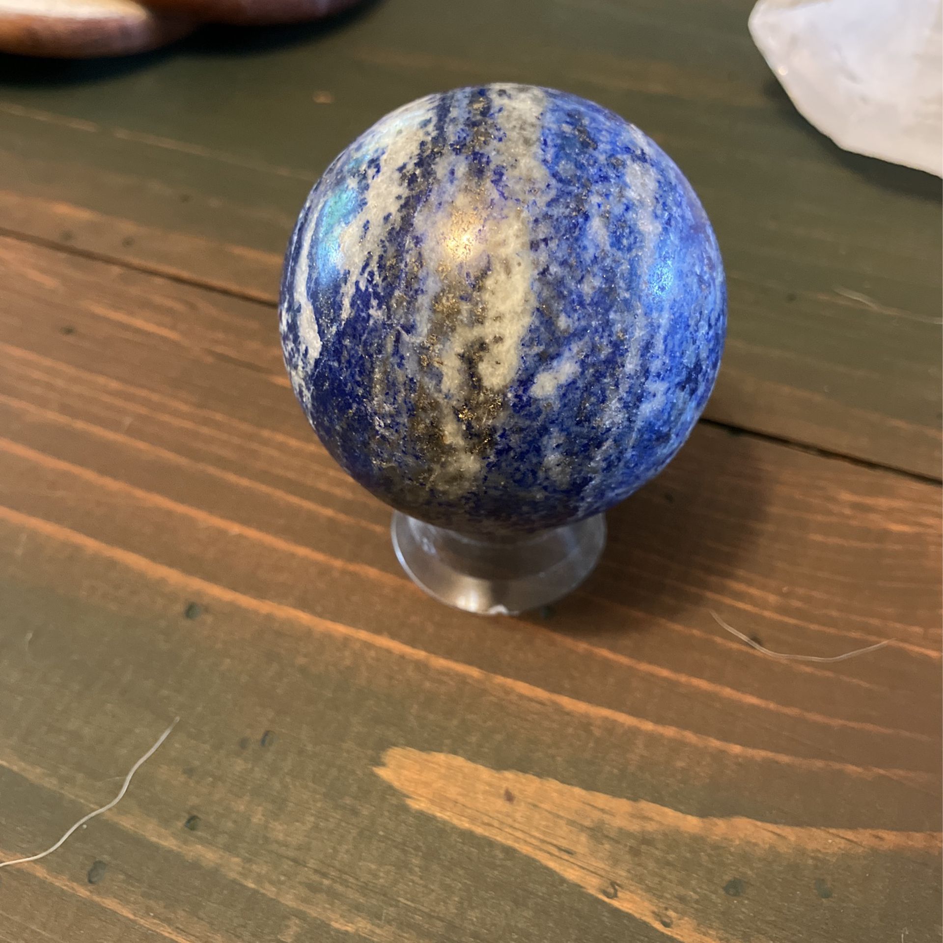 Lapis Lazuli Sphere With Stand