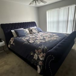 King Bed W/ Mattress Included