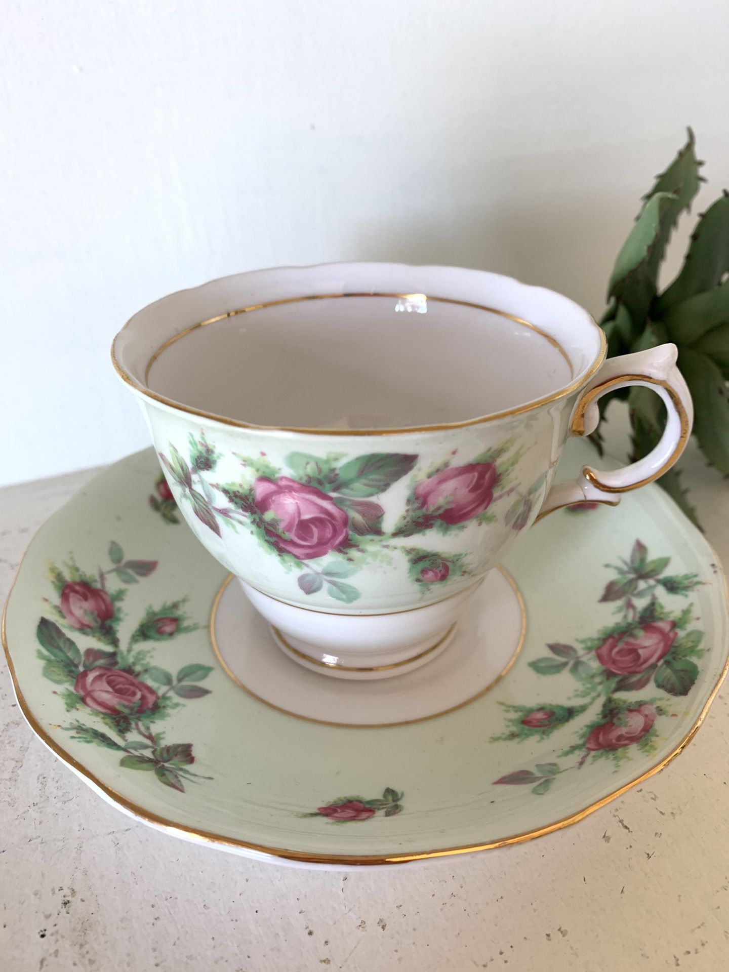 Colclough bone china made in England tea cup and saucer