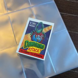 Dinasours Attack Full Set Cards And Stickers Mint