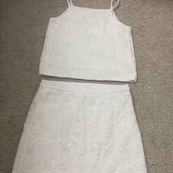 Crochet Skirt Set 