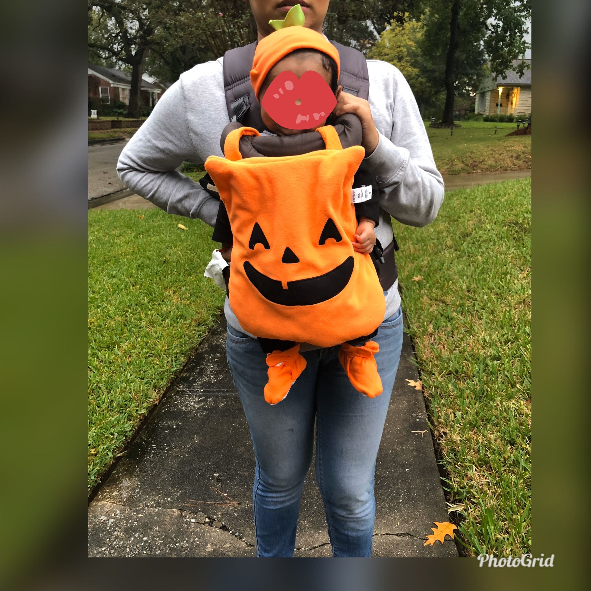 Baby carrier costume