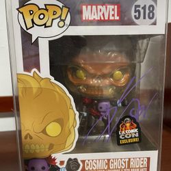 Funko Pop Cosmic Ghost Rider Signed