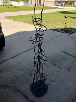 1990 Vintage Wrought Iron Wine Tree