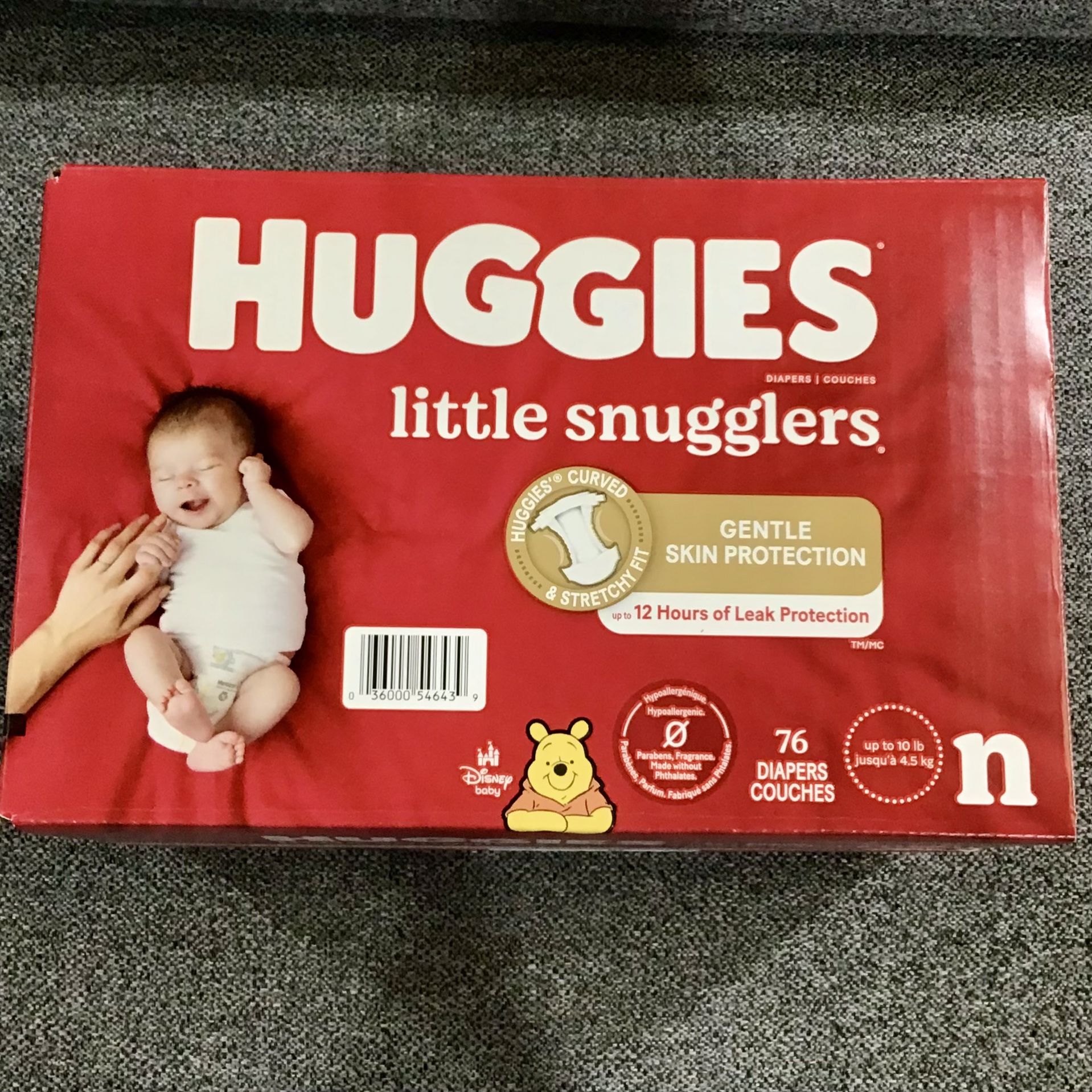Huggies Newborn Diaper 76ct