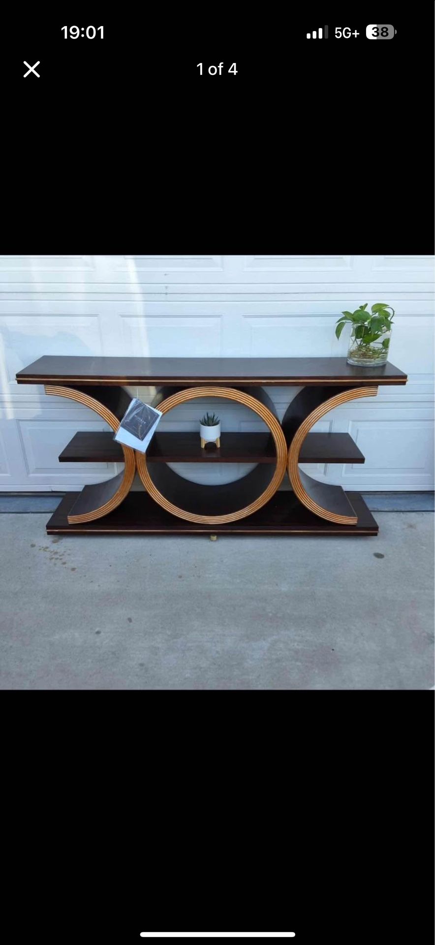 Table/ tv stand/ decorative shelving