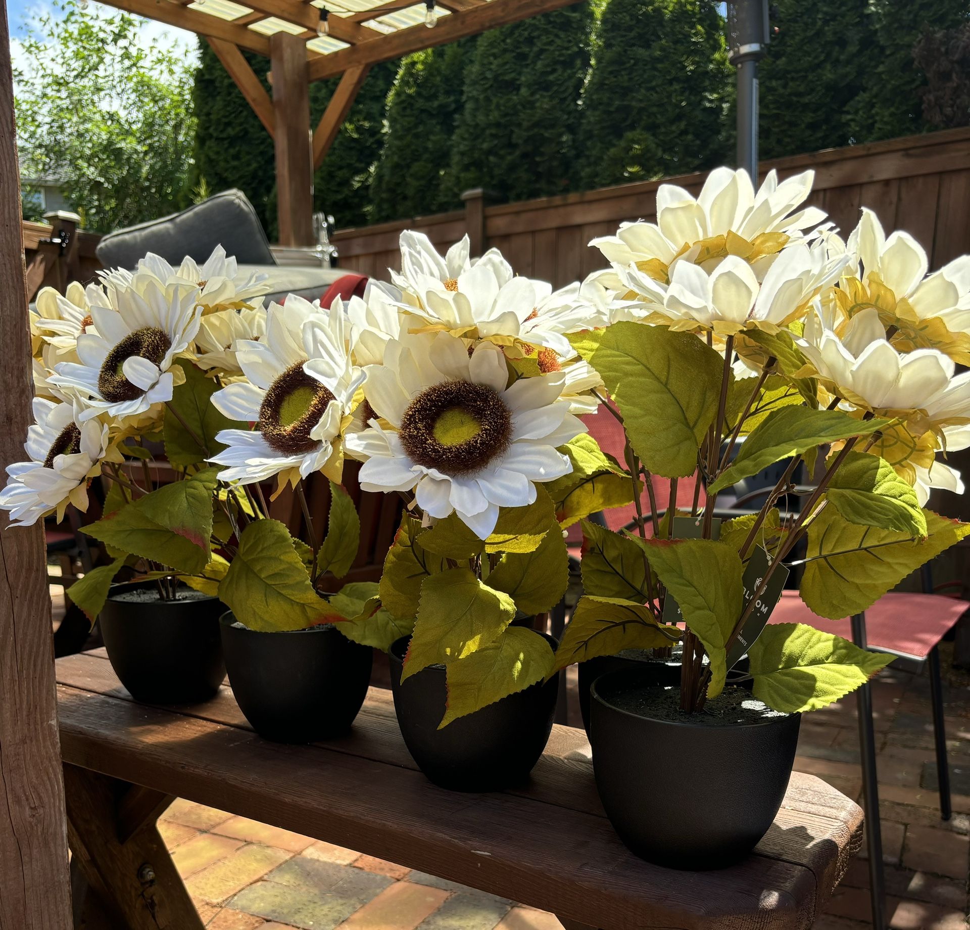 Artificial Flowers With Pot