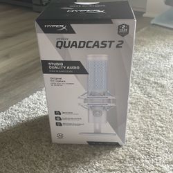 Brand New Studio Quality Mic    HyperX Quadcast 2 USB Condenser Gaming Microphone for PC