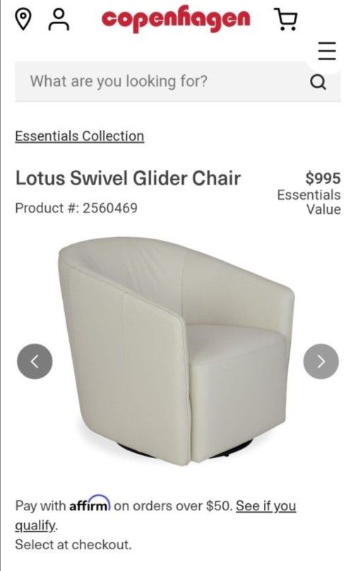 Two Leather Swivel Chairs Copenhagen