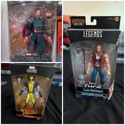 Marvel Legends Figure Lot – Doctor Strange, Wolverine & Thor (Ravager Thor)