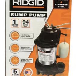 🔥 1 HP Stainless Steel Dual Suction Sump Pump (retail price $400)