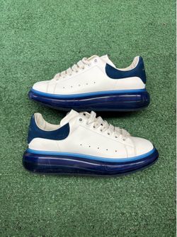 ALEXANDER MQUEEN OVERSIZED SNEAKER WHITE BLUE SIZE 8.5 41.5 EU