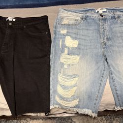 Men’s Ripped Shorts 2 Pairs